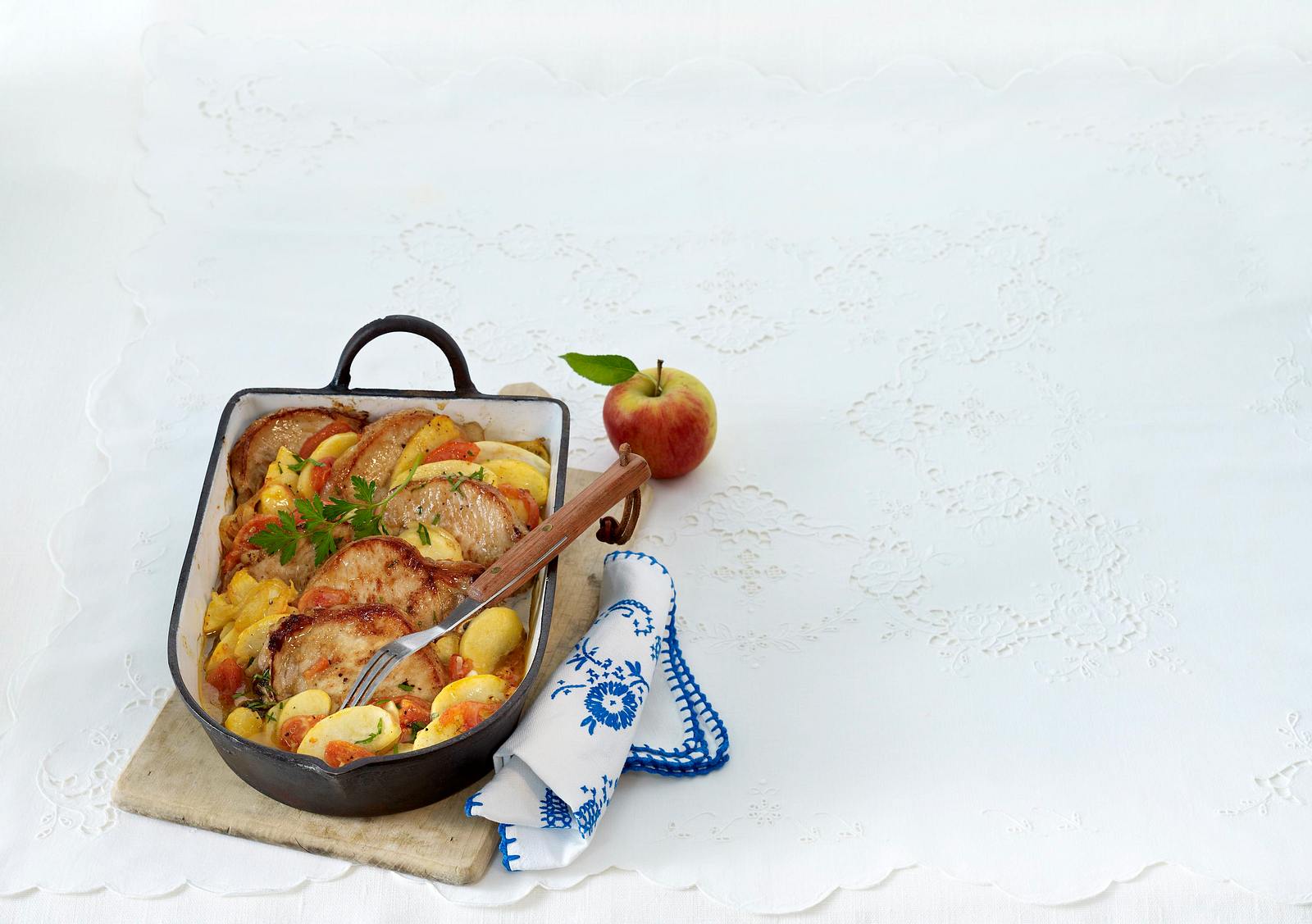 Fränkische Apfelkoteletts Rezept | LECKER