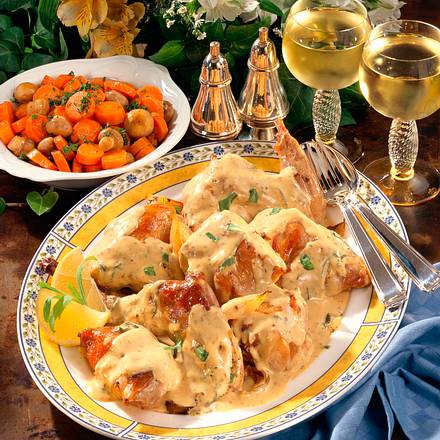 Französisches Estragon-Kaninchen Rezept