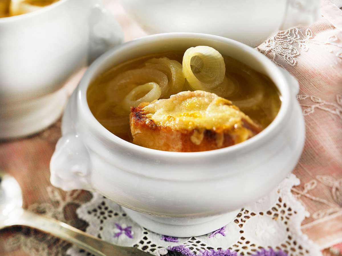 Französische Zwiebelsuppe Rezept