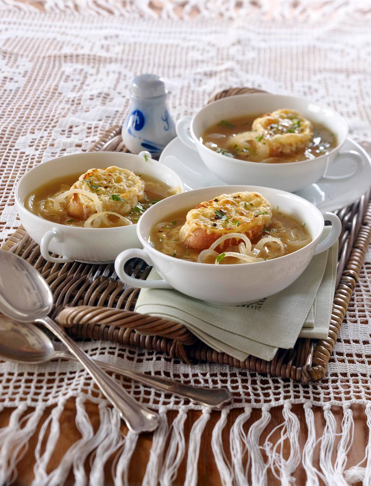 Französische Zwiebelsuppe Rezept