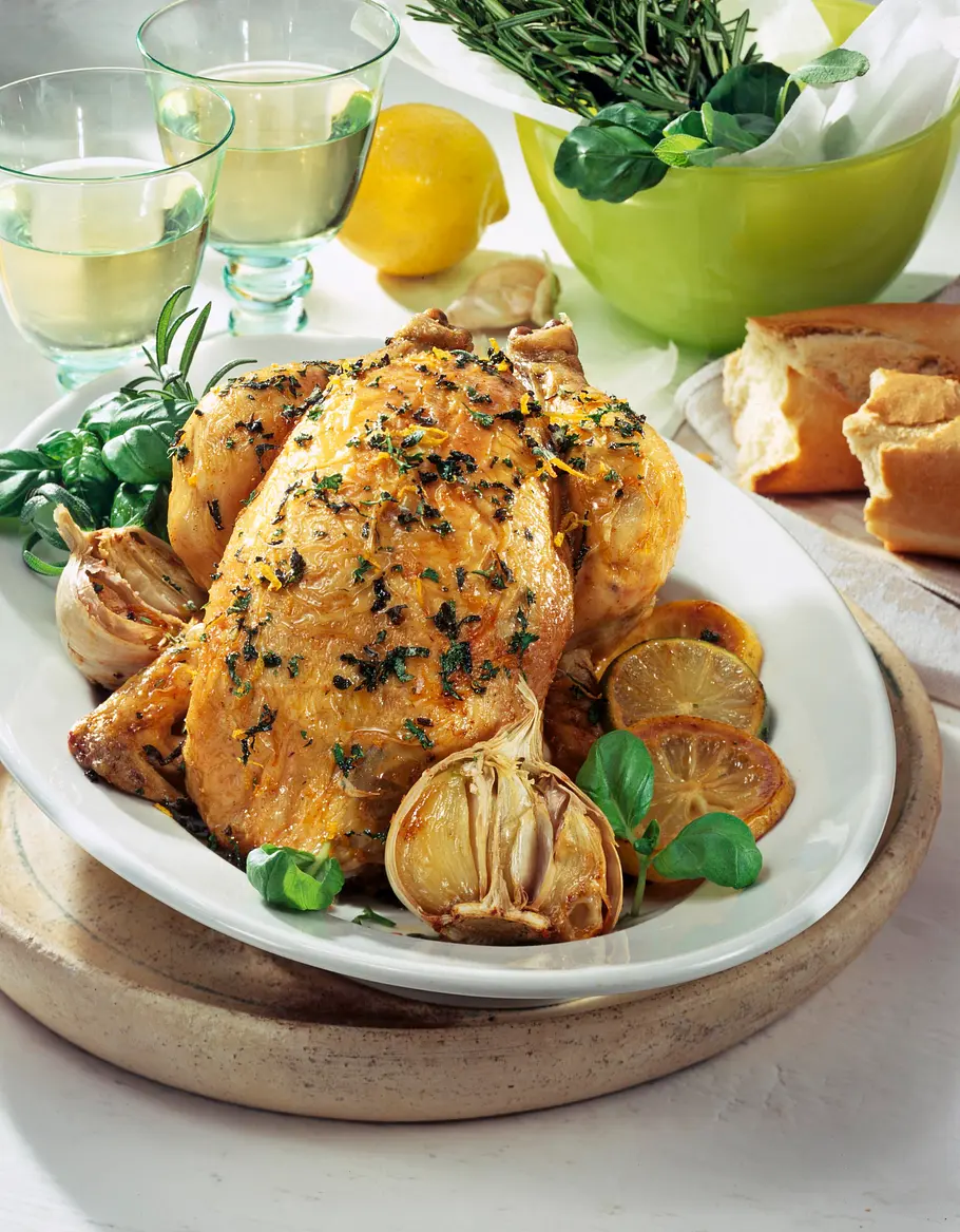 Französisches Knoblauch-Hähnchen Rezept