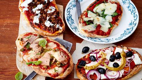 Französisches Pizza-Naan-Brot Rezept - Foto: House of Food / Bauer Food Experts KG