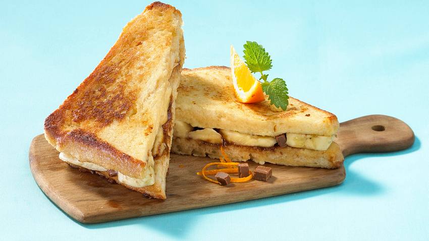 French Toast mit Banane und Schoko Rezept - Foto: House of Food / Bauer Food Experts KG