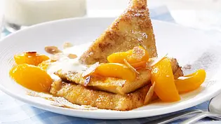 French Toast mit Karamellaprikosen Rezept - Foto: LECKER @ Bauer Media Group French Toast mit Karamellaprikosen Rezept - Foto: LECKER @ Bauer Media Group