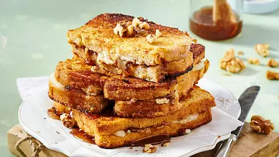 French Toast Ziege meets Walnuss Rezept - Foto: LECKER @ Bauer Media Group