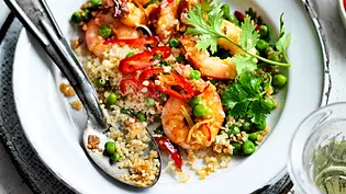 Fried Quinoa für Unbeschwertheit Rezept - Foto: LECKER @ Bauer Media Group Fried Quinoa für Unbeschwertheit Rezept - Foto: LECKER @ Bauer Media Group