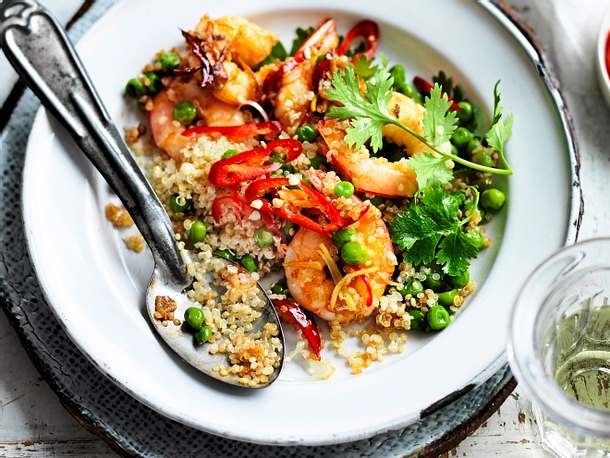 Fried Quinoa für Unbeschwertheit Rezept Fried Quinoa für Unbeschwertheit Rezept