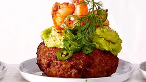 Frikadellen mit Garnelen & Guacamole Rezept - Foto: LECKER @ Bauer Media Group