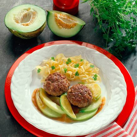 Frikadellen mit Melone Rezept