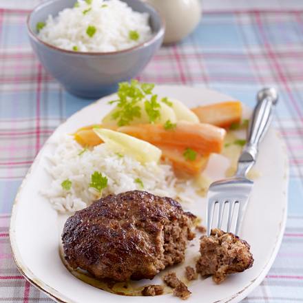 Frikadellen zu Kohlrabigemüse Rezept Frikadellen zu Kohlrabigemüse Rezept