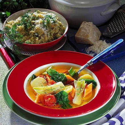 Frische Gemüsesuppe Rezept Frische Gemüsesuppe Rezept