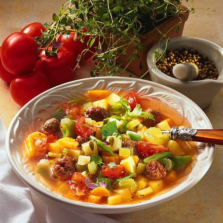 Frische Gemüsesuppe Rezept Frische Gemüsesuppe Rezept