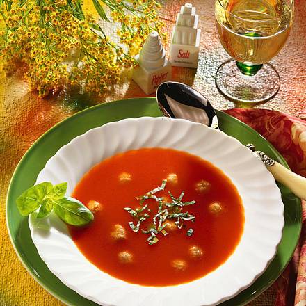Frische Tomatensuppe Rezept Frische Tomatensuppe Rezept