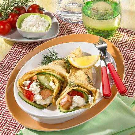 Frischkäse-Wrap Rezept Frischkäse-Wrap Rezept