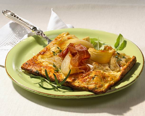 Frischkäse-Zwiebelkuchen Rezept