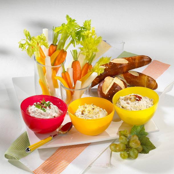 Frischkäsedips zum Wein (Basiscreme) Rezept Frischkäsedips zum Wein (Basiscreme) Rezept