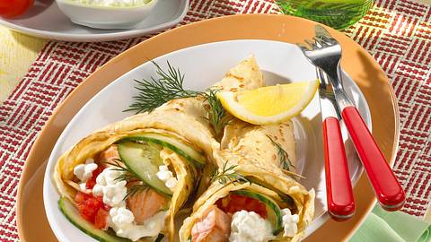 Frischkäse-Wrap Rezept - Foto: House of Food / Bauer Food Experts KG
