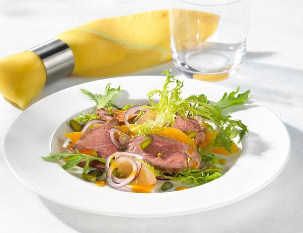 Friséesalat mit Entenbrust Rezept