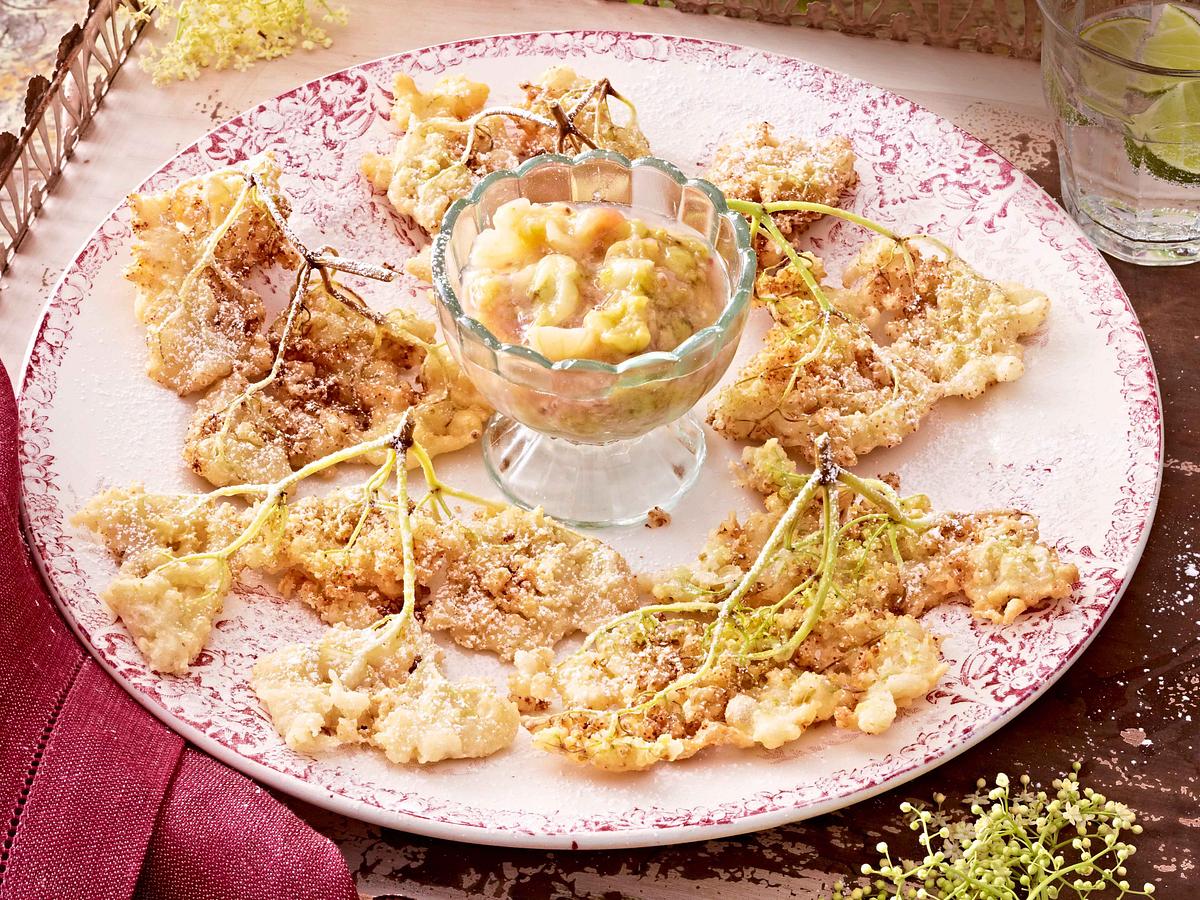 Frittierte Holunderblüten Rezept