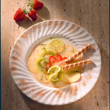 Frucht-Carpaccio Rezept Frucht-Carpaccio Rezept