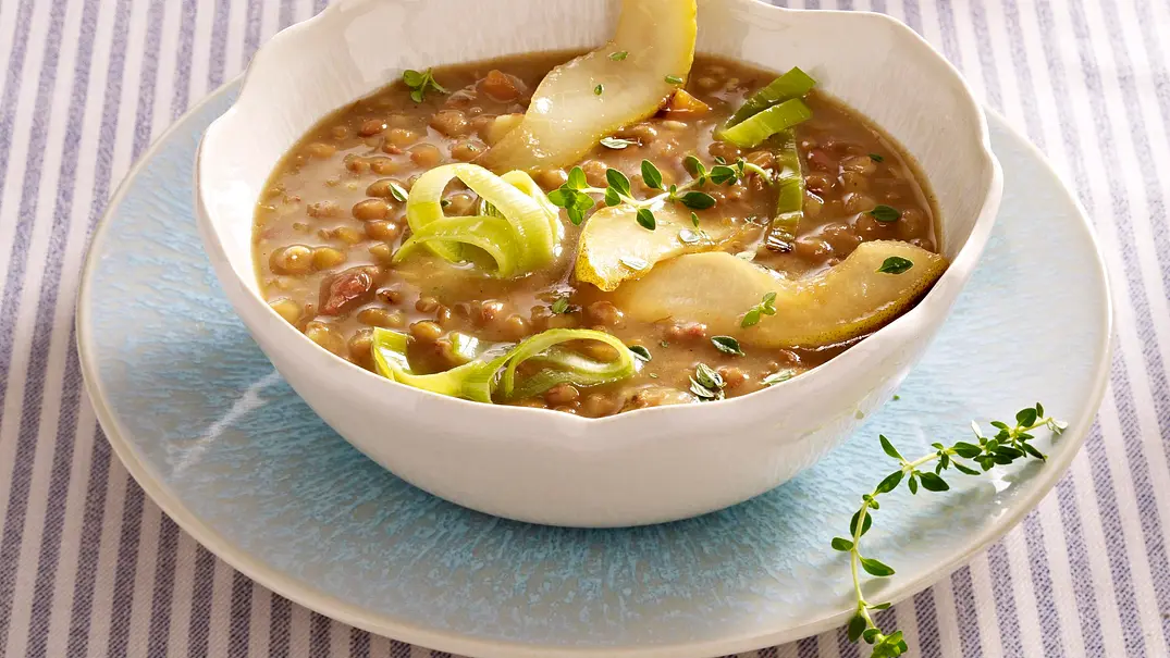 Fruchtige Linsensuppe Rezept - Foto: LECKER @ Bauer Media Group Fruchtige Linsensuppe Rezept - Foto: LECKER @ Bauer Media Group