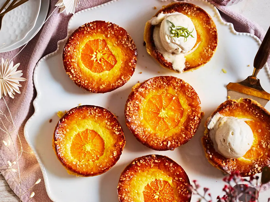Fruchtige Mandarinen-Tartelettes
