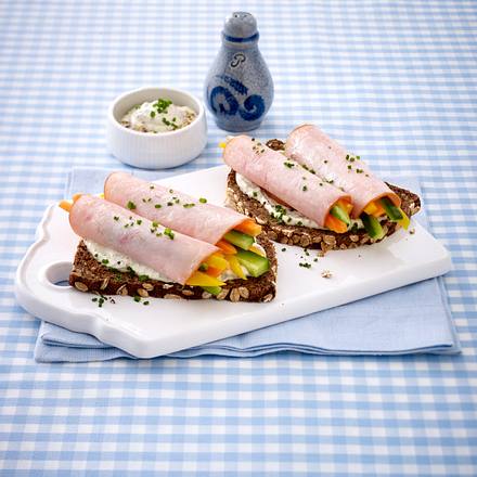 Fruchtige Putenschnitte mit Senfcreme Rezept Fruchtige Putenschnitte mit Senfcreme Rezept