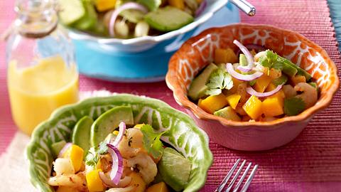 Fruchtiger Garnelen-Avocado-Salat mit Mango Rezept - Foto: House of Food / Bauer Food Experts KG