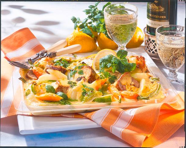 Frühlingsgratin mit feinem Filet Rezept