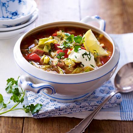 Frühlingssoljanka Rezept Frühlingssoljanka Rezept