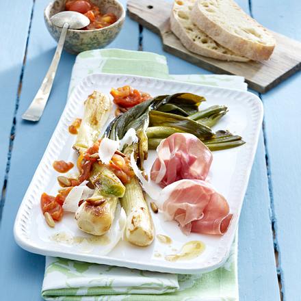 Frühlingszwiebel-Antipasti Rezept Frühlingszwiebel-Antipasti Rezept