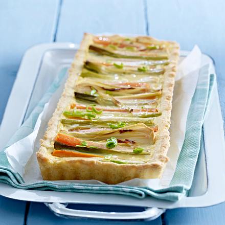 Frühlingszwiebel-Tarte Rezept Frühlingszwiebel-Tarte Rezept