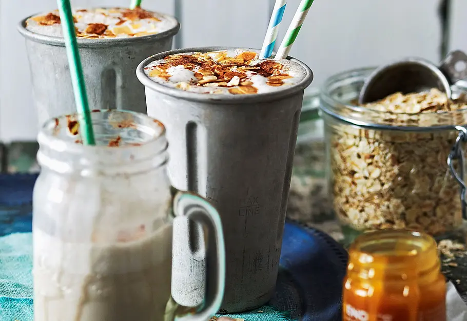 Vanille-Hafershake zum Mitnehmen Rezept Vanille-Hafershake zum Mitnehmen Rezept