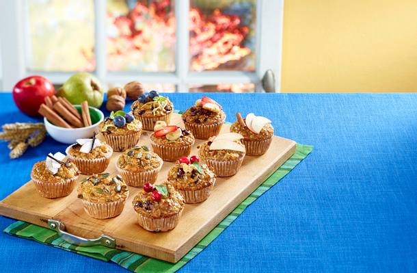 Frühstücks-Muffins 6 mal anders: Apfel-Zimt Rezept Frühstücks-Muffins 6 mal anders: Apfel-Zimt Rezept