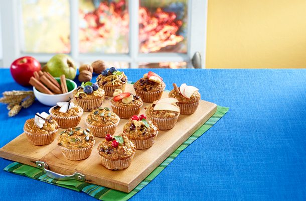 Frühstücks-Muffins 6 mal anders: Kürbiskernen Rezept Frühstücks-Muffins 6 mal anders: Kürbiskernen Rezept