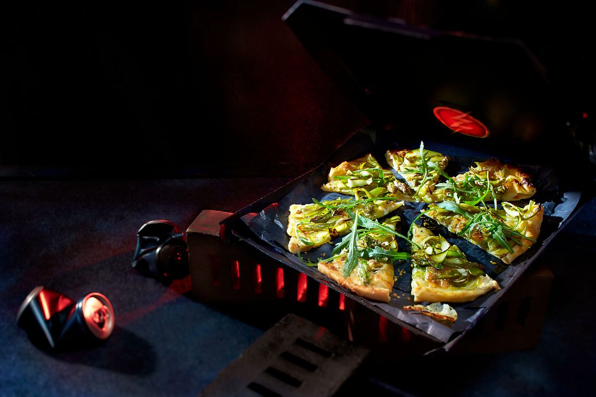 Frühlings-Flammkuchen Rezept