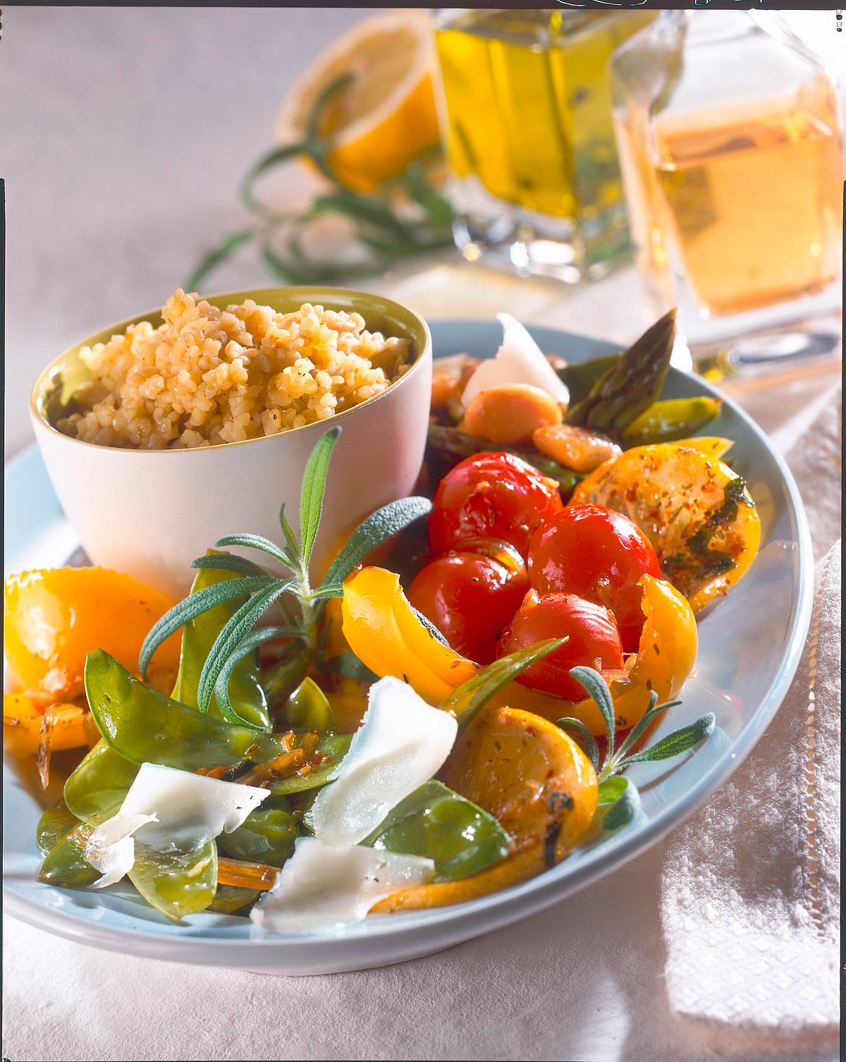 Frühlings-Ratatouille mit Bulgur Rezept