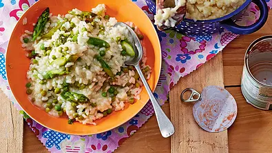 Frühlings-Risotto Rezept - Foto: LECKER @ Bauer Media Group
