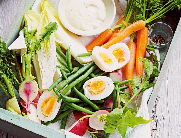 Gärtners buntes Allerlei zum Dippen Rezept Gärtners buntes Allerlei zum Dippen Rezept