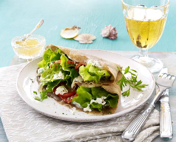 Galettes mit Birnen-Käse-Füllung Rezept Galettes mit Birnen-Käse-Füllung Rezept