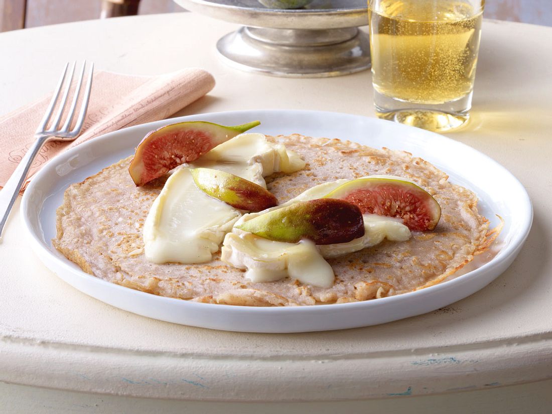 Galettes mit Brie und Feigen Rezept Galettes mit Brie und Feigen Rezept