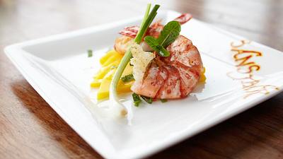 Gambas mit Mango-Minz-Salat Rezept - Foto: House of Food / Bauer Food Experts KG