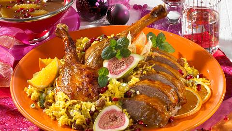 Gänsebraten auf orientalische Art Rezept - Foto: Maass