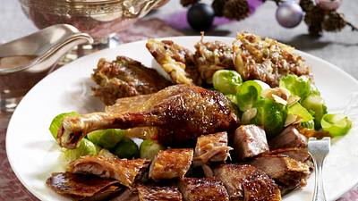 Gänsebraten mit Maronen-Rösti Rezept - Foto: House of Food / Bauer Food Experts KG