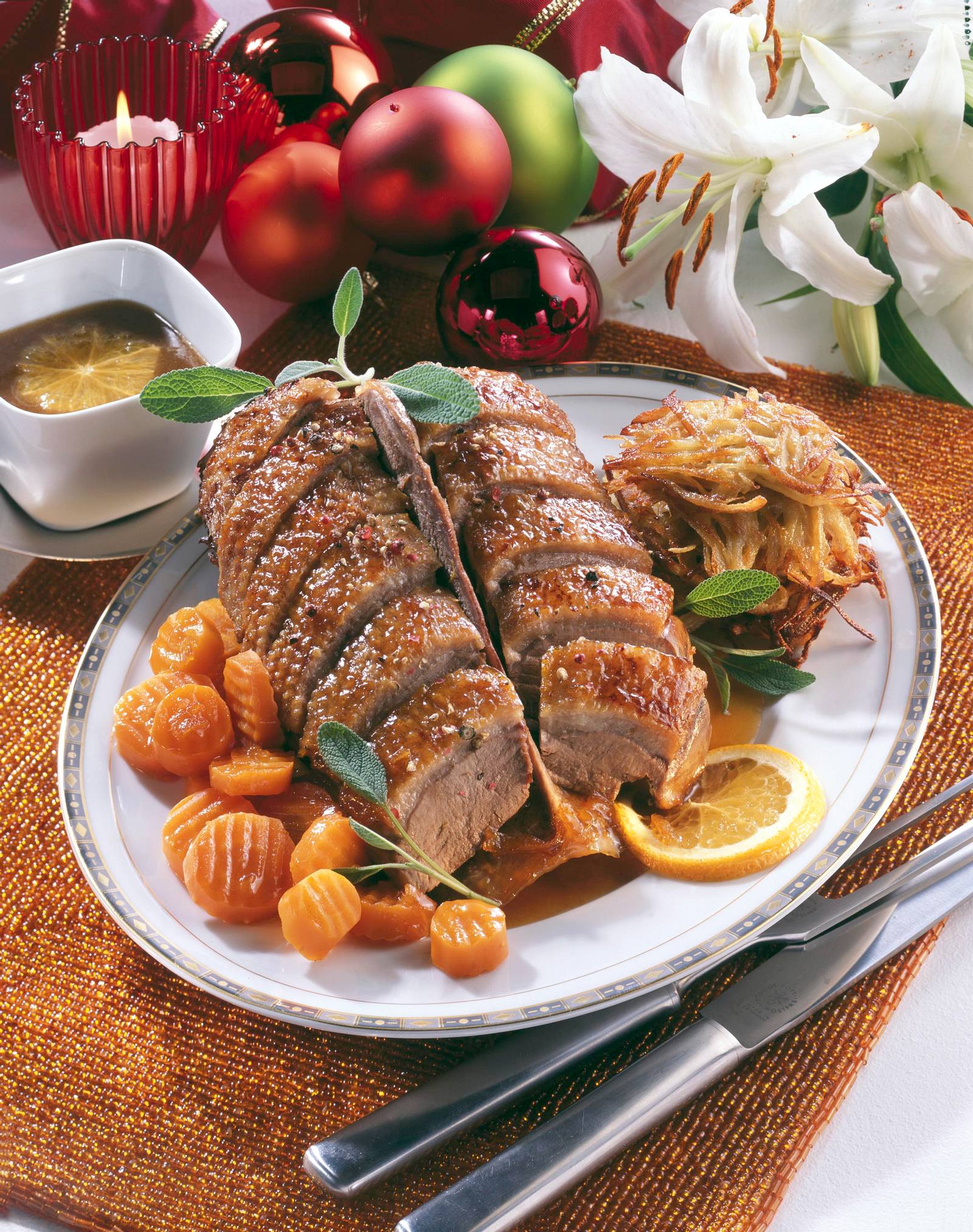 Gänsebrust auf Orangensoße Rezept | LECKER