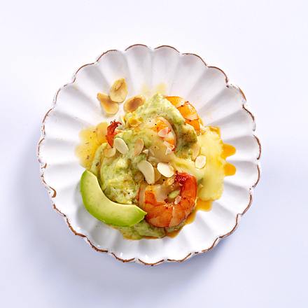 Garnelen-Avocado-Pfännchen Rezept Garnelen-Avocado-Pfännchen Rezept