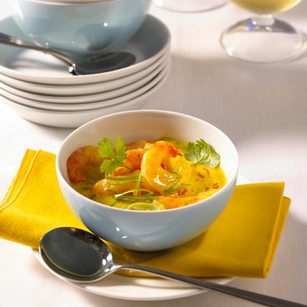 Garnelen-Curry mit Knoblauchchips Rezept Garnelen-Curry mit Knoblauchchips Rezept