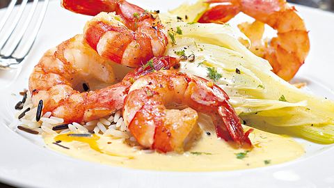 Garnelen in Pernodsoße Rezept - Foto: House of Food / Bauer Food Experts KG