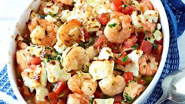 Garnelen mit Feta (Shrimps Saganaki) Rezept - Foto: House of Food / Bauer Food Experts KG