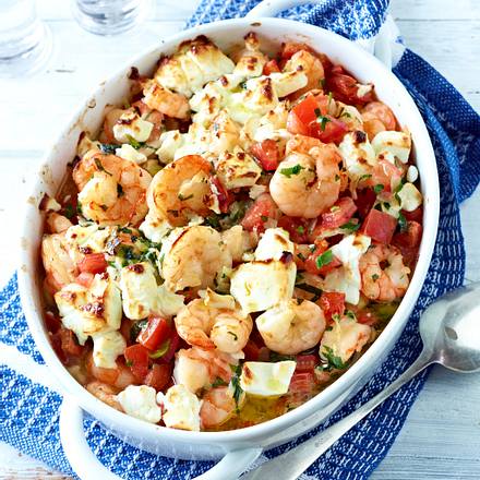 Garnelen Mit Feta Shrimps Saganaki Rezept Lecker